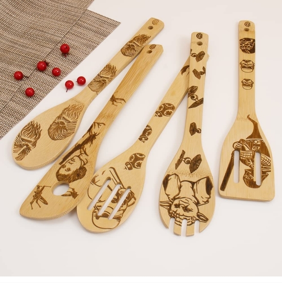 Star Wars wooden spoons set.Friends tv show, Harry Potter, Little Mermaid avail - Picture 3 of 3